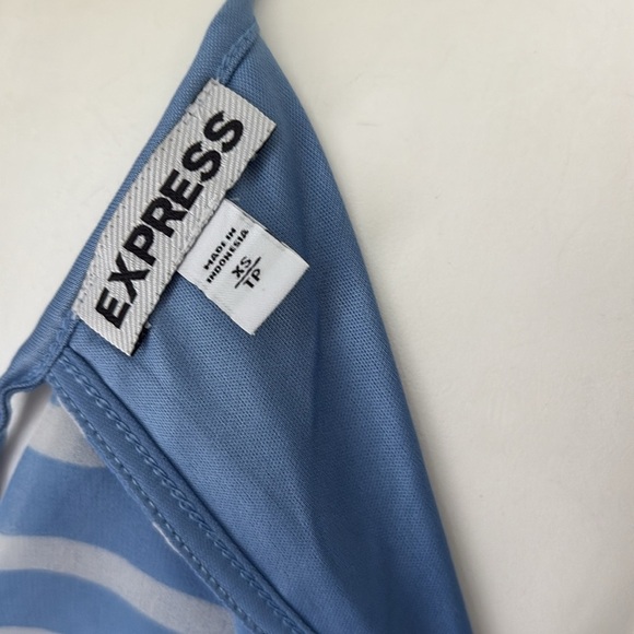 Express blue and white stripe tank XS - Picture 4 of 6
